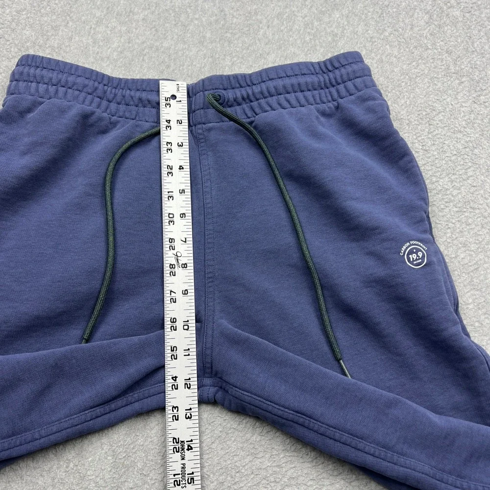 Allbirds R&R Sweatpants Men's Large Blue Organic Pima Cotton Hemp Jogger Pants